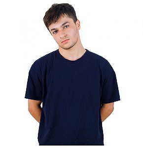 Camiseta Masculina Malha Fria PV Azul Marinho