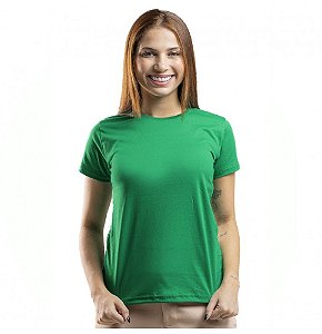 Baby Look Algodão Verde Bandeira Premium Basic