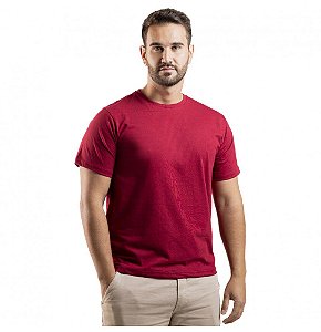 Camiseta Algodão Premium Vinho