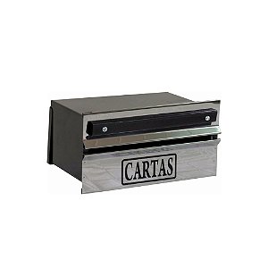 Caixa de Correio Popular - Inox 15x23x11 para grade