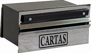 Caixa de Correio Popular - Inox 15x23x11 para grade
