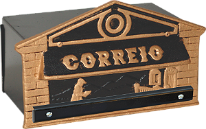 Caixa de Correio Carteiro - 15x25x12 para grade