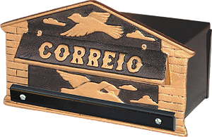 Caixa de Correio Pombinho - 15x25x12 para grade