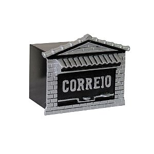 Caixa Correio Colonial - 15x20x12 para muro (abre pela frente)