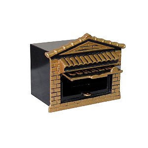 Caixa Correio Colonial - 15x20x12 para muro (abre pela frente)