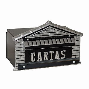 Caixa de Correio Tijolinho - 15x25x12 para grade