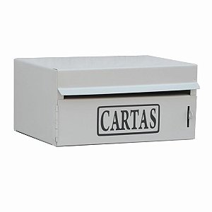Caixa de Correio Condomínio 1 Módulo - 15x23x11 para muro (abre pela frente)