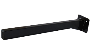 Suporte para Parafusar Preto 60cm  -  O Par