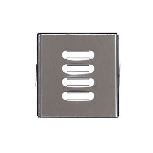 Ralo com Caixilho para Escoamento de Água - Aço Inox 15x15cm