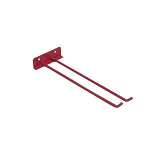 Suporte para Vassouras Vermelho 30cm