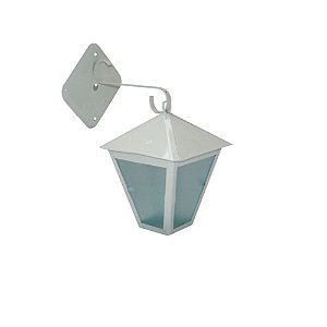 Luminária Colonial P/ Parede - Branca