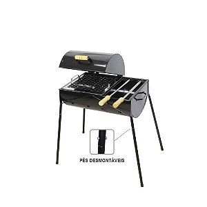 Churrasqueira Master Grill Mista - Com Grelha e Espetos