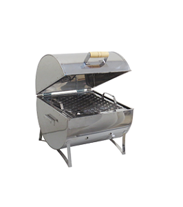 Churrasqueira Bafinho Com Grelha - Aço Inox