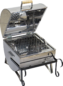 Churrasqueira Náutica Bafinho Com Grelha- Aço Inox