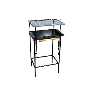 Churrasqueira Alvorada com Grelha e Suporte Fixo