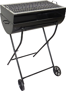 Churrasqueira Grelha Grill Nº2 Com Carrinho