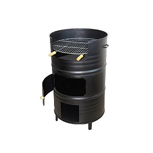 Churrasqueira e Forno Tambor com Grelha