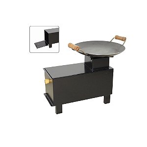 Fogão Campeiro nº3 com 1 boca e chapa picanheira