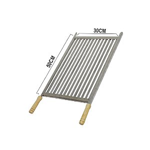 Grelha Aço Inox (Estilo Parrilha) 50X25