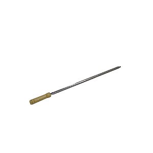 Espeto em aço inox 85cm