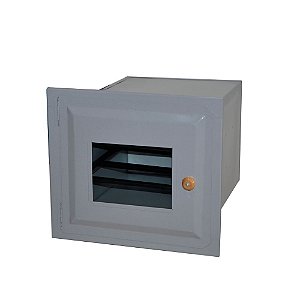 Forno para fogão à lenha popular - grande nº3 com frente de vidro