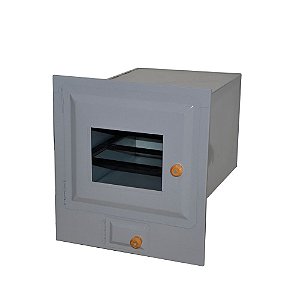 Forno para fogão à lenha popular - grande nº4 com frente de vidro