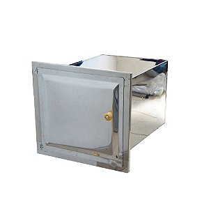 Forno para fogão à lenha popular inox nº1