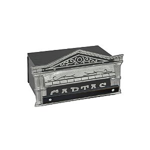 Caixa de correio colonial cartas 15x25x12 para muro