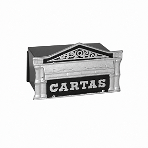 Caixa de correio colonial cartas 20x25x12 para muro