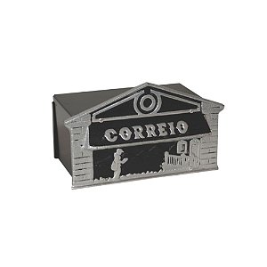 Caixa de correio carteiro 20x25x12 para muro