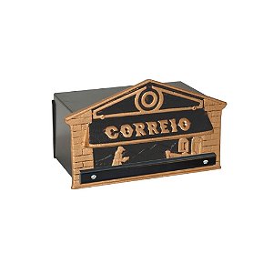 Caixa de correio carteiro 20x25x12 para grade