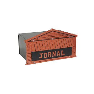 Caixa de correio jornal 15x36x16 para muro