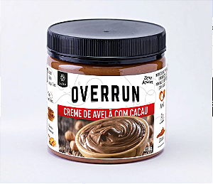 Creme de Avelã Zero Açucar Overrun 450g