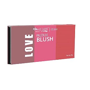 Paleta de Blush da Max Love Trio de Cores