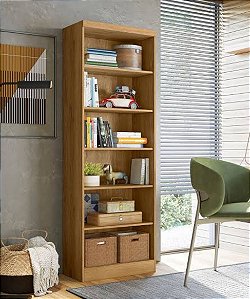 LIVREIRO MULTIUSO S/ PORTAS QMOVI (FREIJO TOQ)