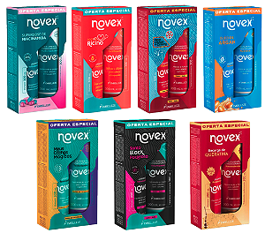 Kit Novex Shampoo 300 ml + Tratamento Condicionante 300 ml
