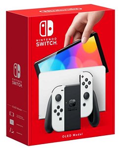 NINTENDO SWITCH 64GB OLED BRANCO MODELO NOVO