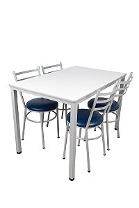 ST MR C.BIST. ALM-04 - KIT 1 MESA E 4 CADEIRAS DE REFEITORIO