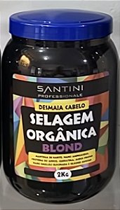 Selagem Orgânica Desmaia cabelo BLOND Santini 2kg - PREÇO E ATENDIMENTO NO WHATSAPP (31)99895-4614