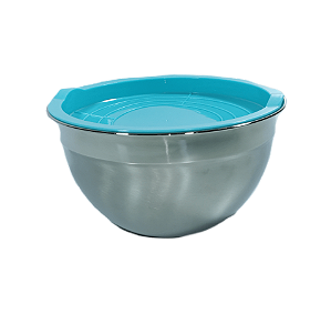 Bowl Inox com tampa plástica