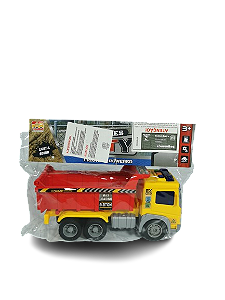 CAMINHAO FRICCAO LUZ E SOM CACAMBA 15CM IMCOL