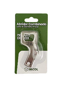 ABRIDOR GARRAFA/LATA IMCOL INOX 9CM 230091