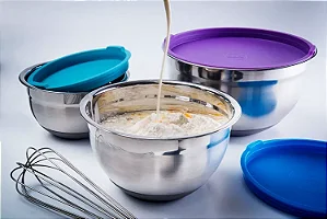 BACIA INOX IMCOL C/TP PLASTICA 3.5L 28CM 91165