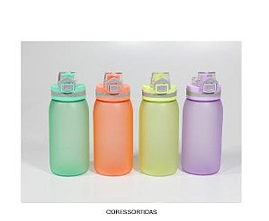 GARRAFA SQUEEZE PLASTICA 600ML SORTIDA 4036 IMCOL