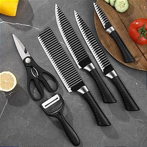 JOGO DE FACAS CHEF 6P C/ESTOJO 4093 IMCOL