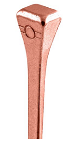Cravo para ferradura cobreado slim esl-3 c/250un