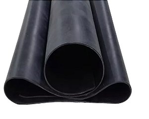 Manta de Borracha Elástica Lâmina Preta 2m Largura
