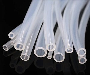 Tubo de Silicone REF:201 4,0mm x 8,0mm 1 metro
