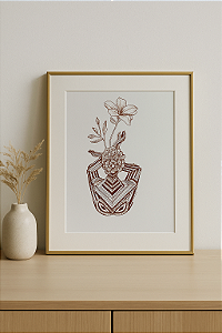 brota o feminino | A4 | ilustração original
