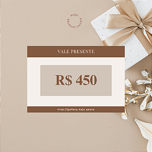 vale-presente | R$450